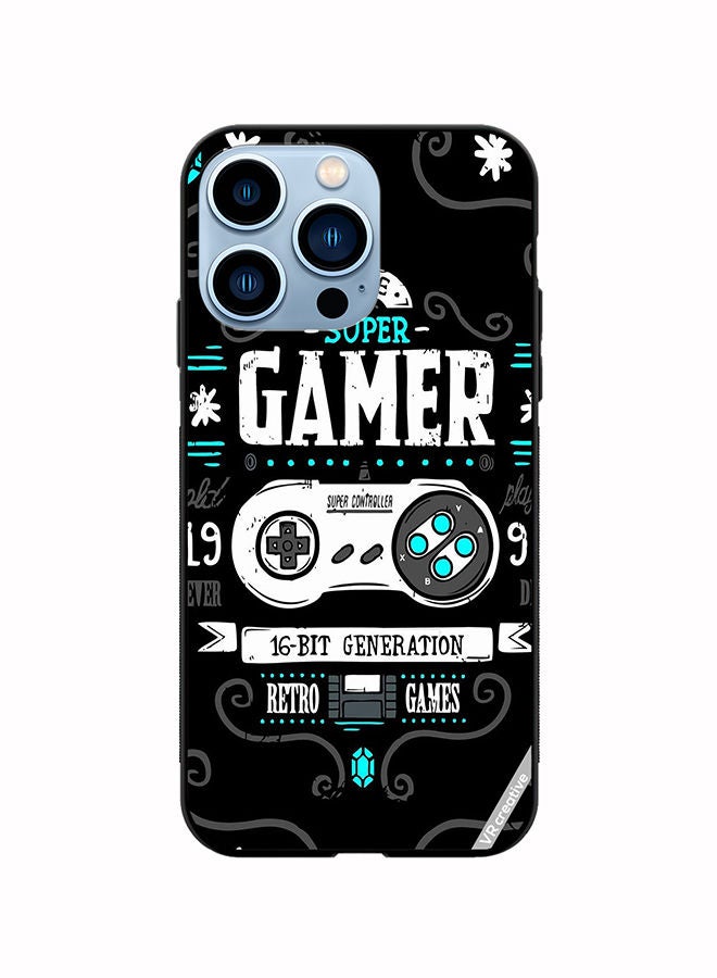 VR CREATIVE Protective Case Cover For Apple iPhone 14 Pro Max Super Gamer Design Multicolour - Image 1