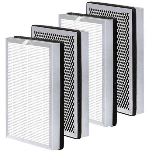 Cleangela 25 Replacement Filter Compatible with MA 25 Air Purifier S1/W1/B1 Medify Air Purifier Filter Replacement 3-in-1 Activated Carbon Filters 4 Pack MA-25 Replacement Filters - Image 1