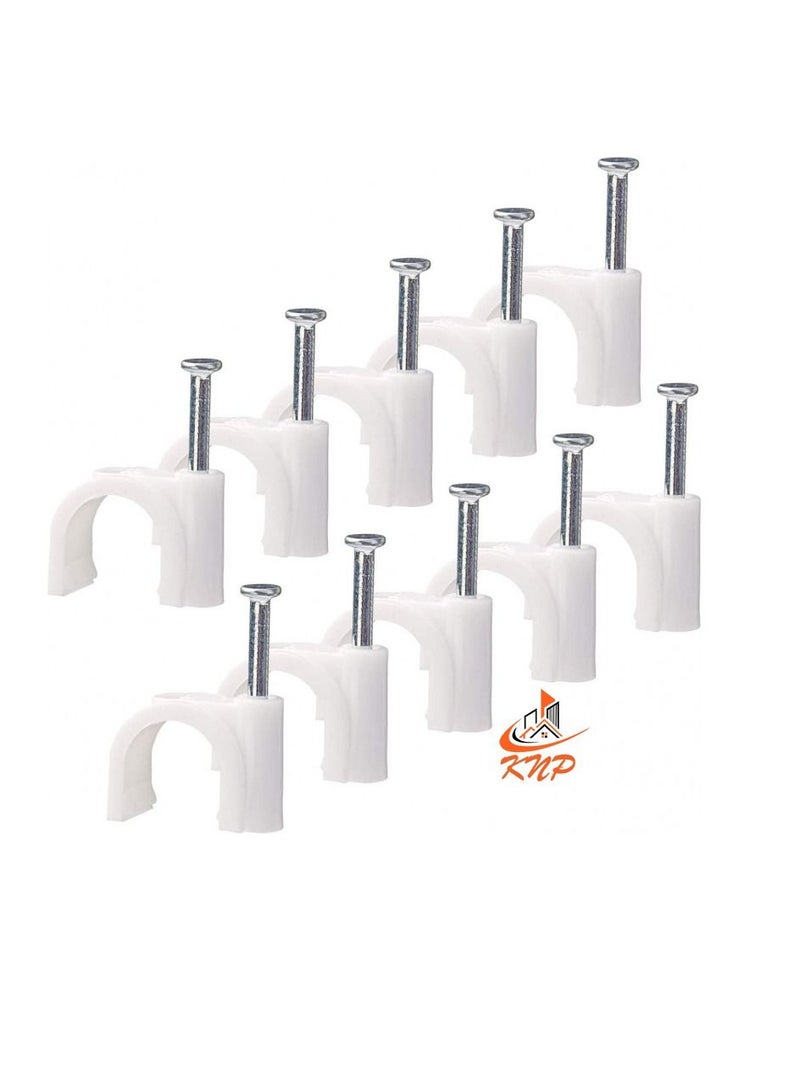 KNP Plastic Cable Wire Clip 14mm - 100pcs - Image 2