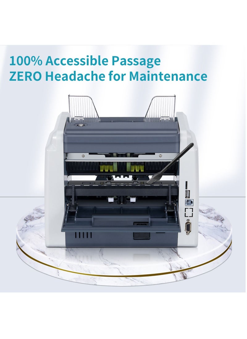 Ribao - RIBAO TECHNOLOGY BC-40 Money Counting Machine CIS/UV/MG/IR Counterfeit Detection Mixed denomination Cash Value counting for AED/OMR/USD/EURO - Image 1