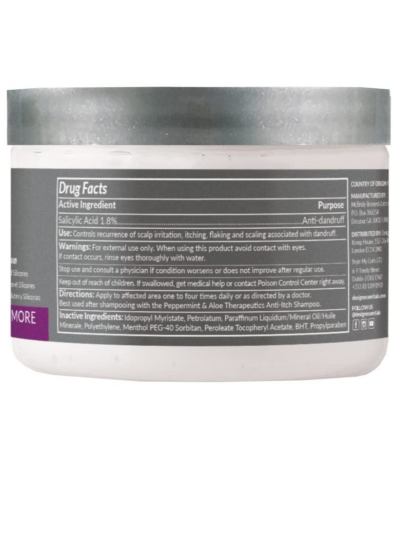 Design Essentials Design Essentials Peppermint & Aloe Therapeutics Anti-Itch Hair + Scalp Treatment Dandruff Hairgrooming, 5 Fl Oz., White  - Image 2