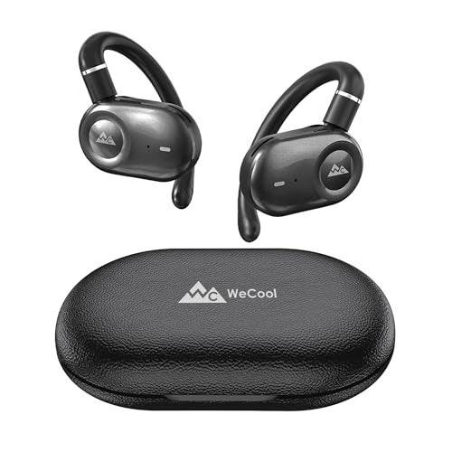 WeCool Moonwalk M3 Pro Open Ear Earbuds Wireless with Multi-Angle Adjustment, Bluetooth 5.4 Ows Earphones with Call Noise Reduction, Ear Safe Headphones with Mic, 60Hrs Playback, IP55 Waterproof - Image 1
