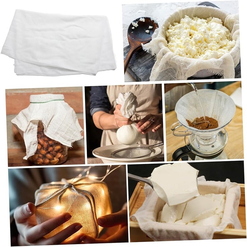 قماش الجبن القطني القابل لإعادة الاستخدام لتصفية الخبز والعصير في المطبخ - Image 5