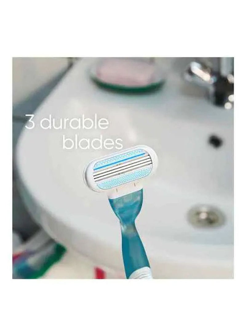 عبوات شفرات حلاقة جيليت فينوس للنساء باللون الأزرق 4 عدد - Image 3