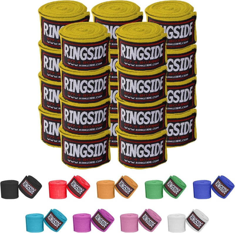 Ringside Mexican Style Boxing Hand Wraps (10 Pairs Pack) - Image 1