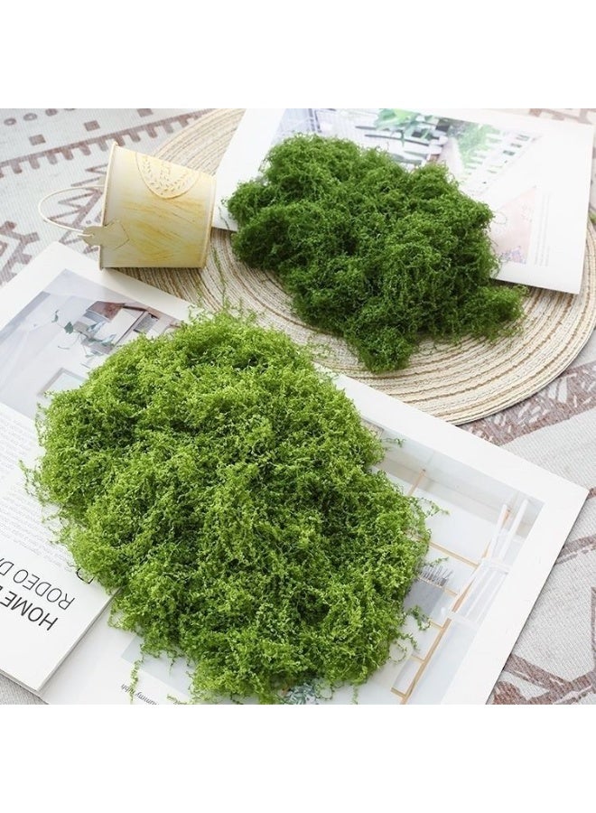 JAYATO 50 Grams Simulation Moss, Faux Moss Bionic Artificial Moss, Green Moss Micro Landscape Decor, DIY Green Plant For Lawn Potted Plant Paving Landscape Decoration, Outdoor Garden Yard Decor - Image 4