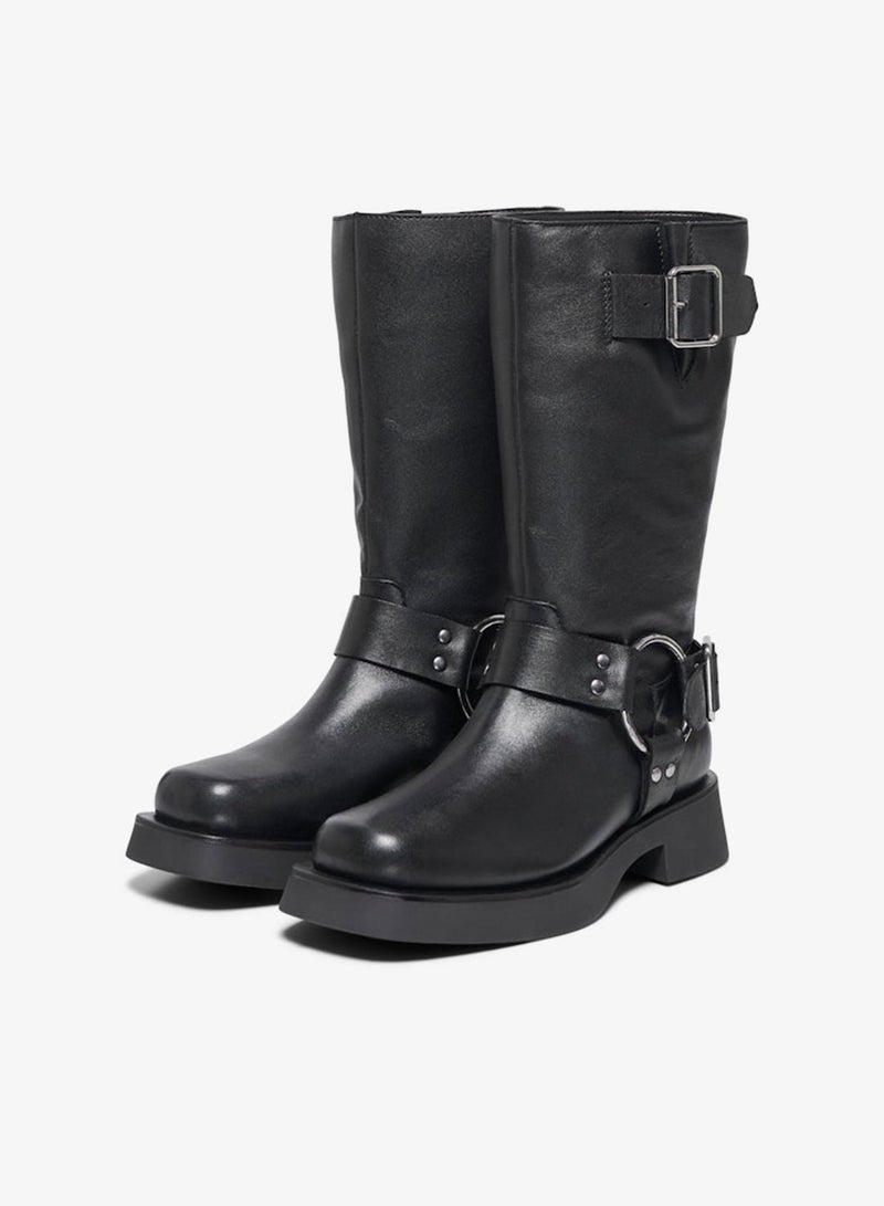 ONLY Onlbea Ankle Biker Boots - Image 1