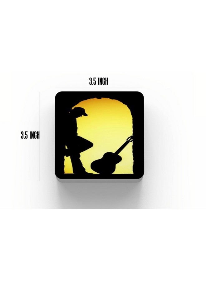 OUTFITQUE Set of Mix Funny Designs, MDF Wood Material Coasters for Home and Kitchen, Office Table, Dining Table, Home Decor (co-231) - Image 2