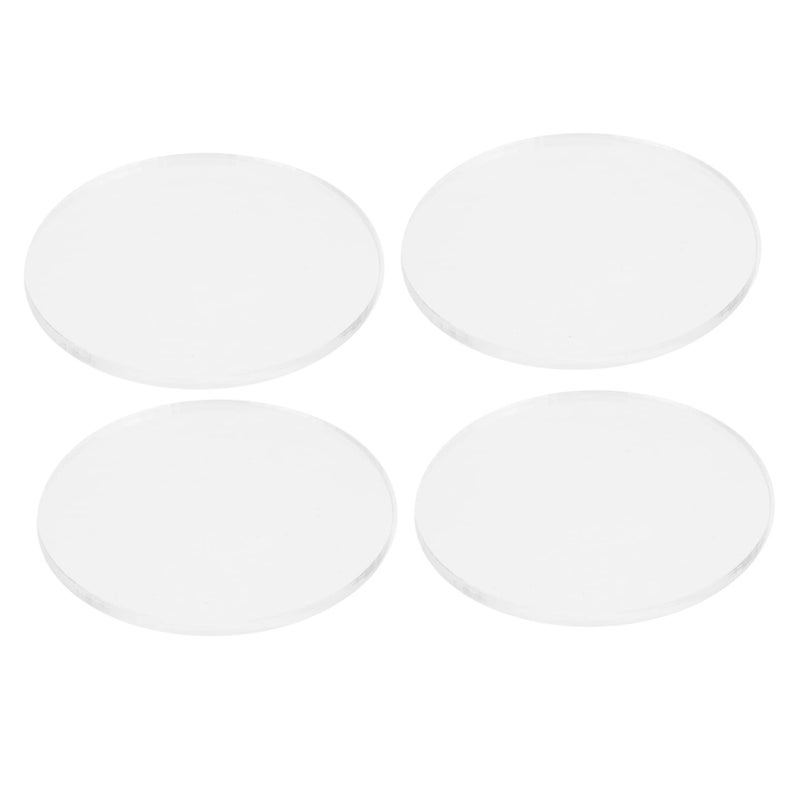4 Clear Acrylic Base Panel Boards for DIY Craft Display Projects - Image 2