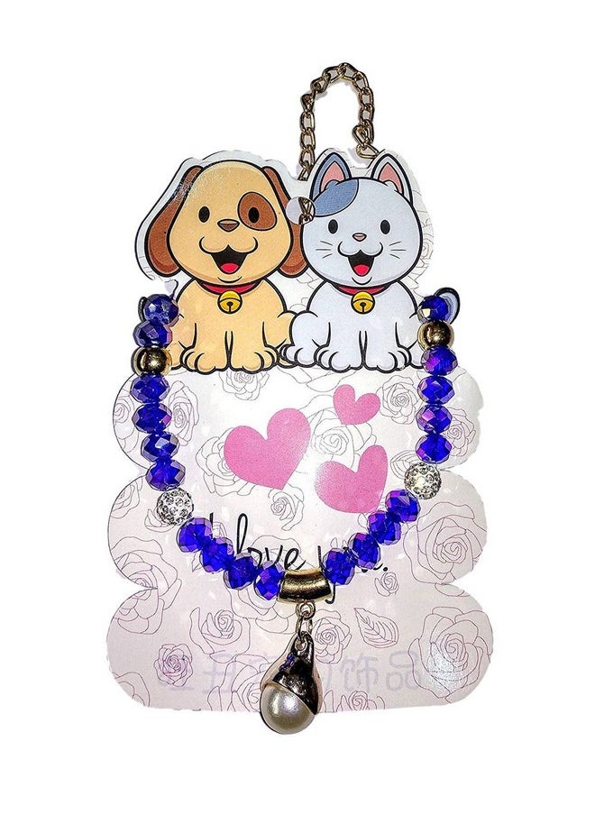 Loving Pets Necklace Plastic Toy Blue 