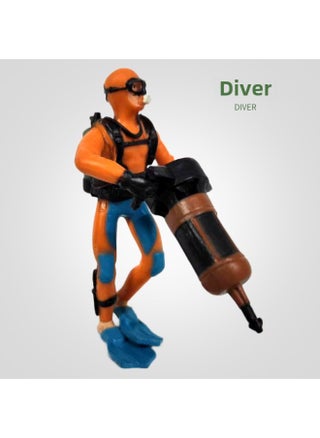 Simulation Marine Animal Biological Model Octopus Penguin Dolphin Diver Turtle Shark Scene Full Series-Color:S494 Diver Type C - pzsku/Z6BFC769AEDC6B326927CZ/45/1743496419/84072410-1306-4bf5-ba42-c7e0238580a6