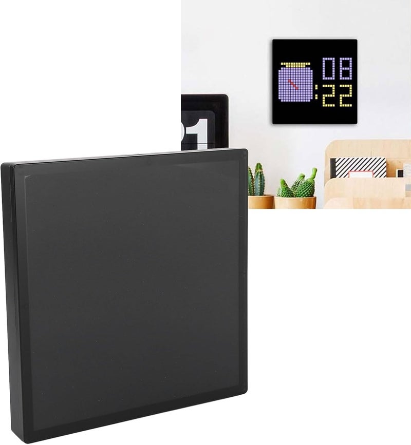 Marhynchus 7.9-inch Art Display Frame, with 32x32 LED Array Panel, USB Powered, APP Control, Ideal for Digital Clock, Alarm Clock, and More - Image 4