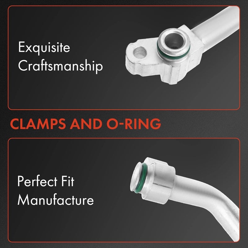 A-Premium A/C AC Suction Line Hose for Toyota Corolla and Matrix 2009-2013 - Image 3