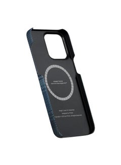 PITAKA Magsafe Case for iPhone15 Pro 6.1 / Scratch and Damage Protection / Form Factor Back Case / Tech Fusion Weaving - Moonrise  - Image 4