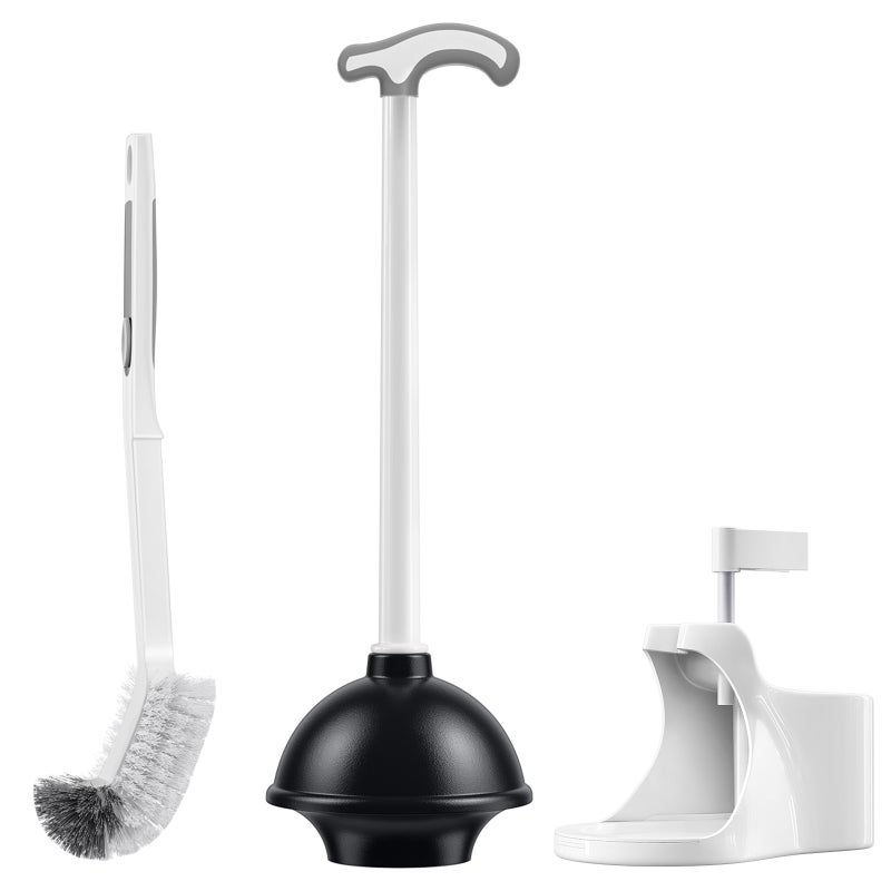 🚽 طقم أدوات فتح انسداد المرحاض بمقبض مريح وجودة دائمة - Image 1