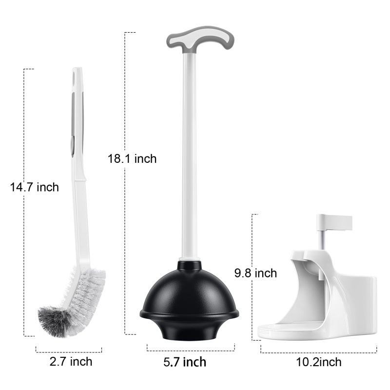 🚽 طقم أدوات فتح انسداد المرحاض بمقبض مريح وجودة دائمة - Image 3