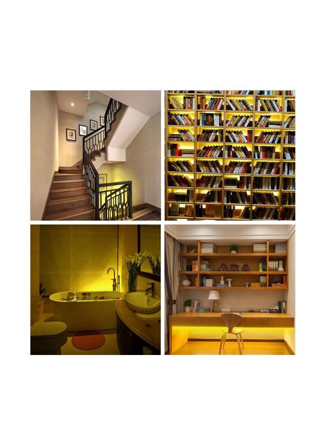 Loquat PIR Motion Sensor LED Strips Light White/Black 16x4x16cm - Image 3