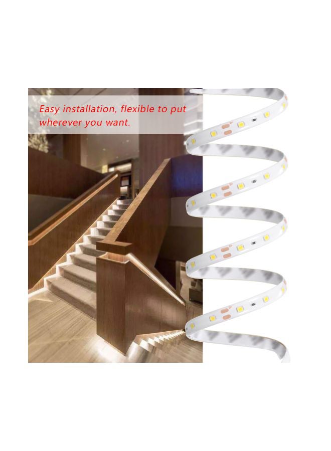 Loquat PIR Motion Sensor LED Strips Light White/Black 16x4x16cm - Image 2