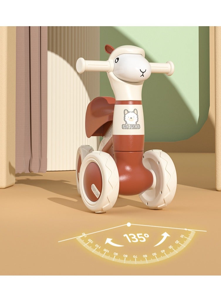 ام جي دراجة التوازن للأطفال إم جي |  دراجة أطفال ومشاية أطفال، بدون دواسات، موسيقى وأضواء، عجلات مضادة للانزلاق| للأطفال من عمر 1-3 سنوات - ألوان متنوعة - Image 4