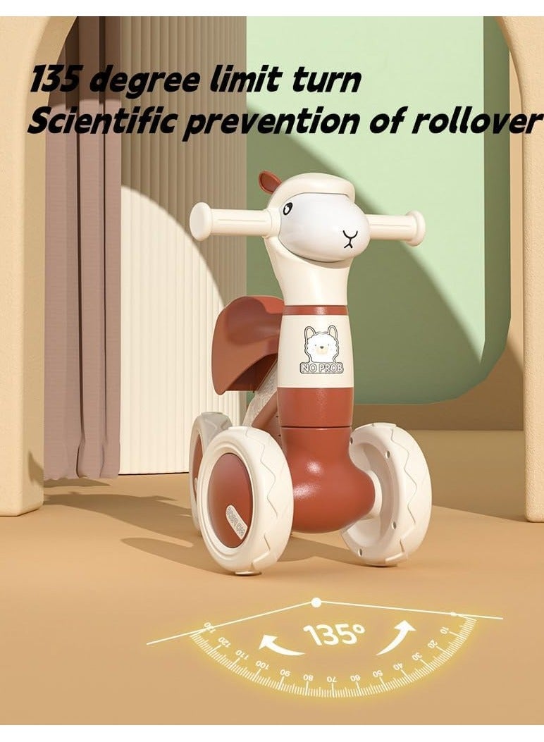 ام جي دراجة التوازن للأطفال إم جي |  دراجة أطفال ومشاية أطفال، بدون دواسات، موسيقى وأضواء، عجلات مضادة للانزلاق| للأطفال من عمر 1-3 سنوات - ألوان متنوعة - Image 5