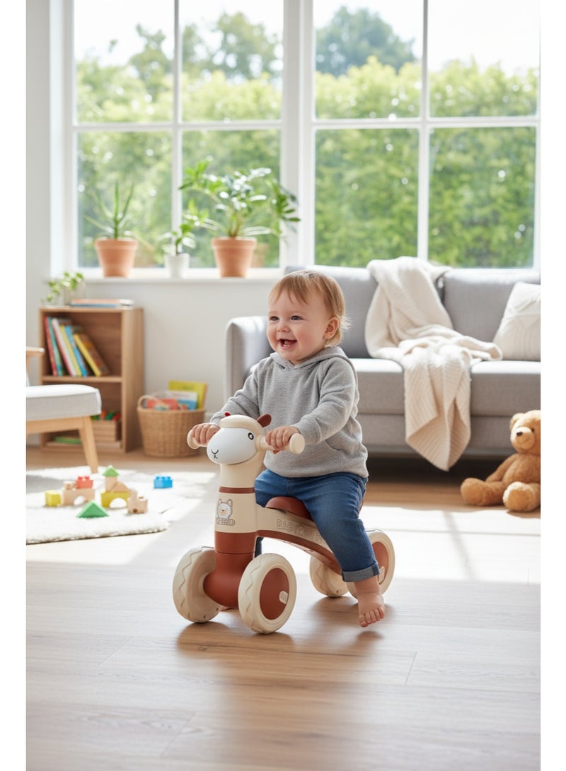 ام جي دراجة التوازن للأطفال إم جي |  دراجة أطفال ومشاية أطفال، بدون دواسات، موسيقى وأضواء، عجلات مضادة للانزلاق| للأطفال من عمر 1-3 سنوات - ألوان متنوعة - Image 2