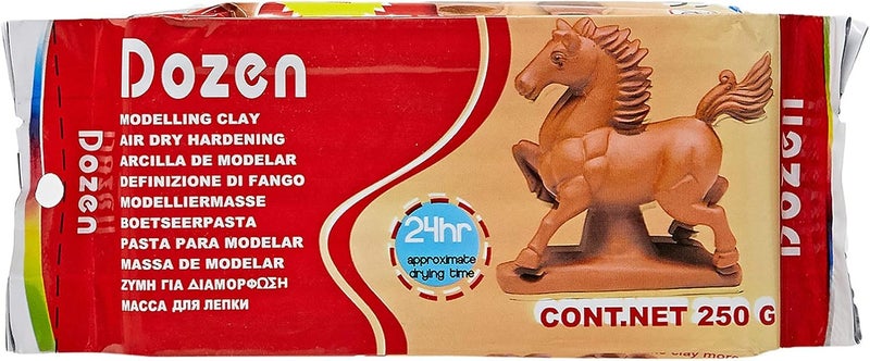 Dozen Air Dry Modeling Clay - 250g for Arts & Crafts - Image 1