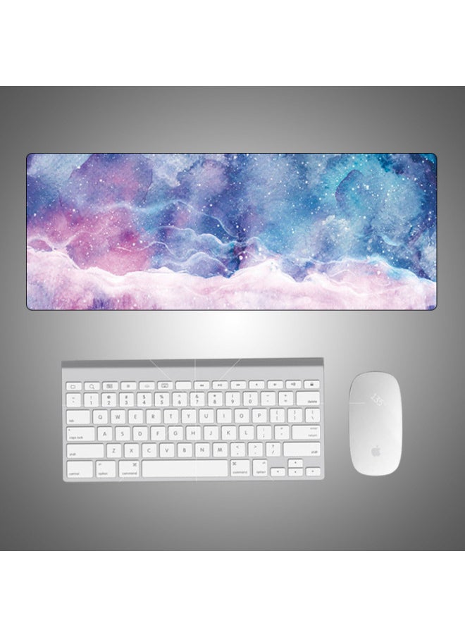 Creative Colored Marble Large Office Mouse Pad Cartoon Design Computer Desk Mat High Quality Material From Mainland China-Color:800*300*5mm Lock Edge-Pattern:Granite Marble