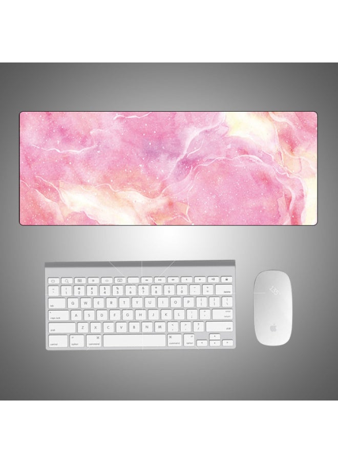 Creative Colored Marble Large Office Mouse Pad Cartoon Design Computer Desk Mat High Quality Material From Mainland China-Color:800*300*5mm Lock Edge-Pattern:Granite Marble