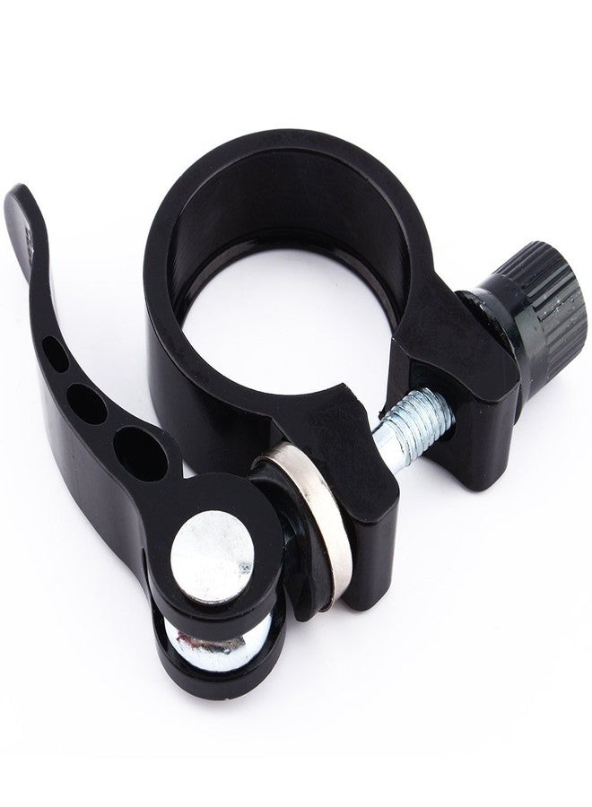 FASTPED Bike Seat Clamp, Bike Saddle Quick Release Alloy 31.8mm Seatpost Clip for Road Mountain Bike - Image 1