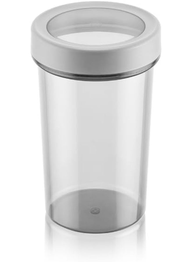 Orchid Foly Life Linea Round Storage Box 1100 Ml Meal Prep Container Set Airtight Plastic Food Storage Containers With Lids Stackable Kitchen Storage Organizer Boxes Bpa Free And Microwave Safe  - Image 1