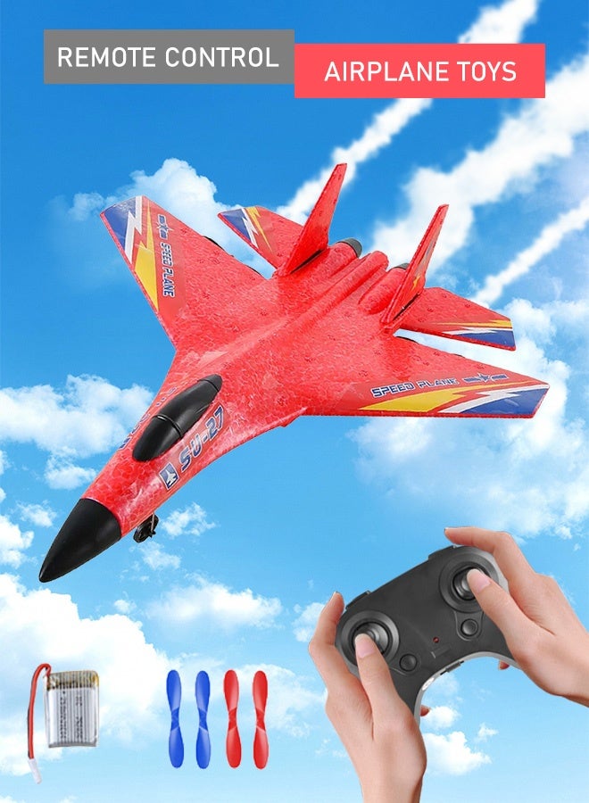 Wholesale remote control foam aircraft land and air amphibious aircraft model fighter fixed wing glider anti-fall remote control aircraft - Image 1
