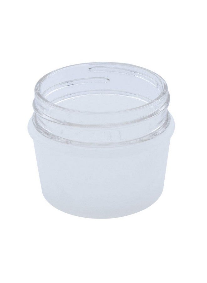 Mason Jar Lifestyle 4oz Silicone Sleeves/Jackets for Protecting Small Ball, Kerr, Quilted Canning Jars by Mason Jar Lifestyle (Frost, 2 Pack) - Image 1