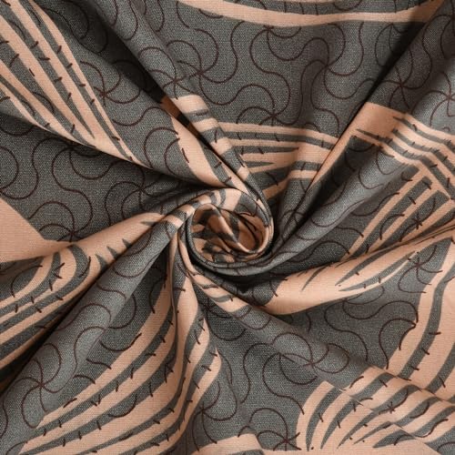 CB HOME Glace Cotton Fitted King Size Bedsheet for Double Bed with 2 Pillow Covers 72x78x8'' All Round Elastic (Print 6, Modern & Geometric King) - Image 3