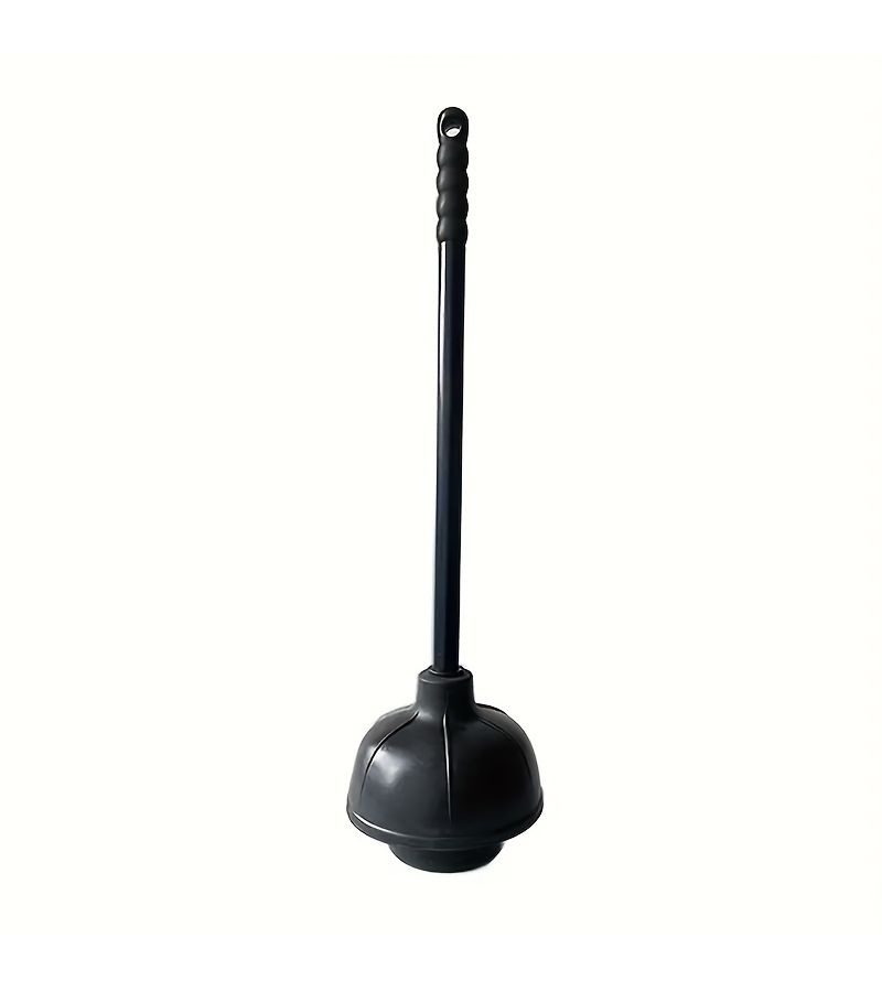 Sturdy Toilet Plunger 1pc Non Slip Grip Tight Threads Effective Blockage Remover - Image 1