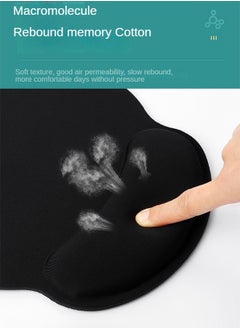 Haidue Memory Foam Keyboard Wrist Rest Pad And Mouse Pad With Wrist Rest  Ergonomic Hand Palm Rest Support  Memory Foam Pads Gaming  Computer  PC  Laptop  Mac Typing and Wrist Pain Relief  - Image 3