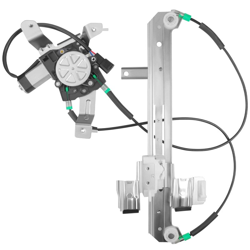 منظم نافذة الطاقة الجانبية اليمنى الخلفية مع مجموعة المحرك بديل لـ 2000 2001 2002 2003 2004 2005 2006 شيفروليه تاهو جي إم سي يوكون كاديلاك إسكاليد قاعدة 748229
