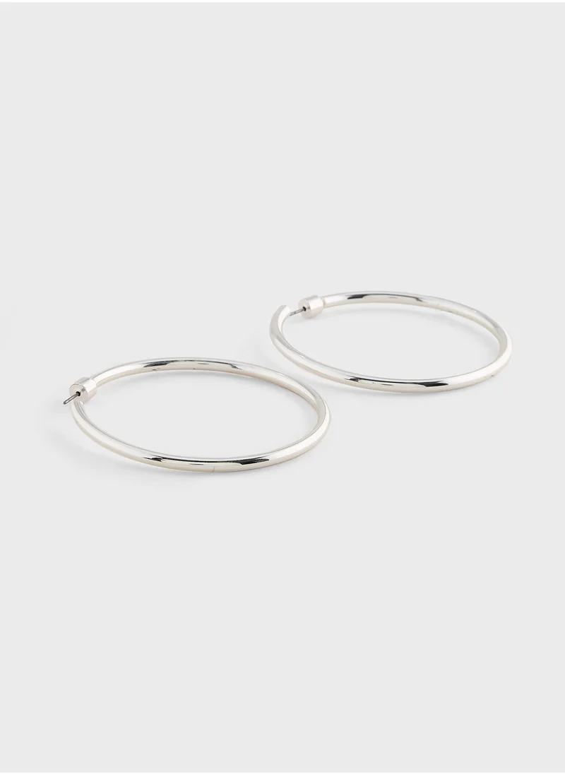 MANGO Hoop Earrings
