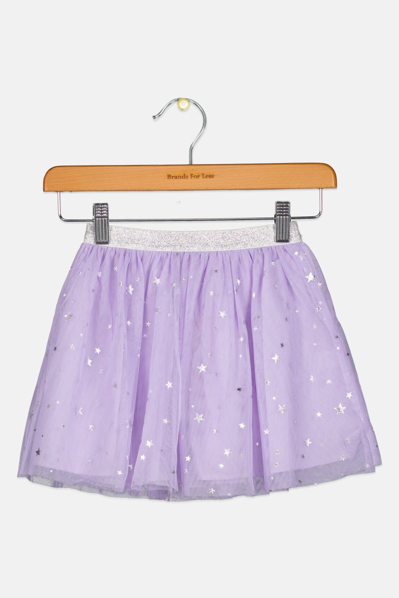 Hamleys Kids Girl Metallic Skirt, Lavender - Image 2