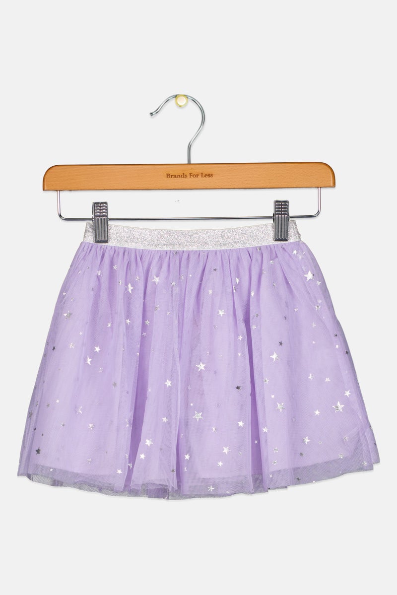Hamleys Kids Girl Metallic Skirt, Lavender - Image 3
