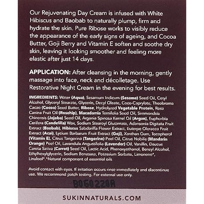 sukin Purely Ageless Rejuvenating Day Cream for Women - 4.06 oz Cream - Image 3
