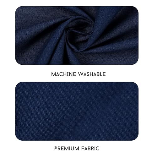 FRESH FROM LOOM Plain Double Bedsheet King Size-Microfiber Rotary Printed, Hypoallergenic, Wrinkle Free With 2 Pillow Covers 144 TC (90 X95 Inches|Navy Blue, Plain) - Image 3