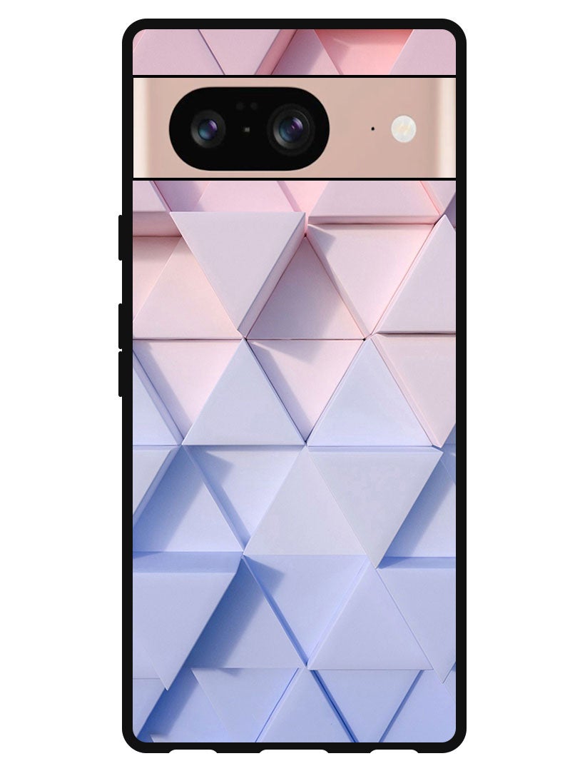 Theodor Protective Case Anti Scratch Shock Proof Bumper Cover For Google Pixel 8 Shapes - Image 1