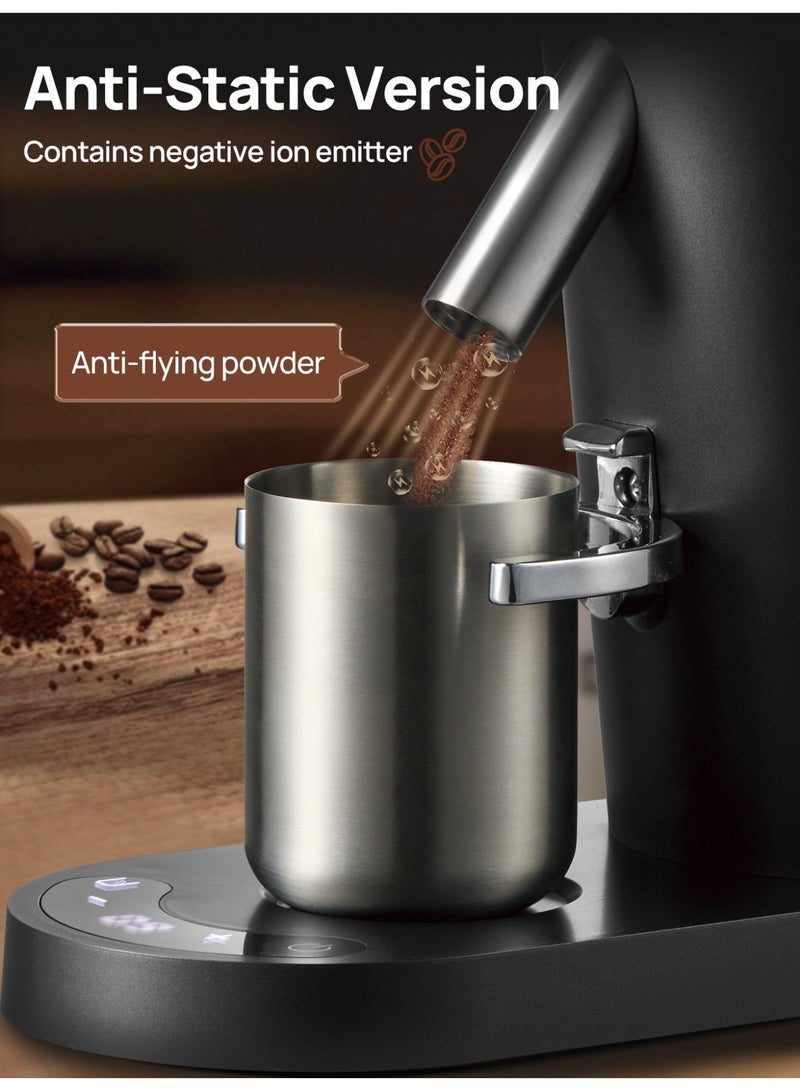 Brutelle Coffee Grinder Conical Burr Coffee Bean Grinder with 60 Adjustable Settings for V60 and 6-8 Cups for Home Office Coffee Corner - Image 4