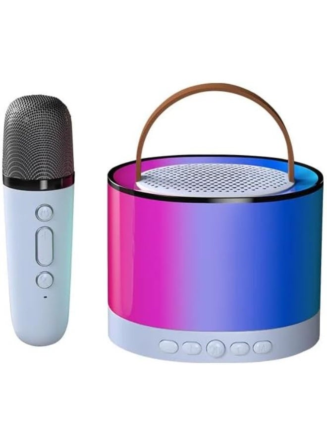SAFENHAND Mini Karaoke Machine with Wireless Microphone, Portable Bluetooth Speaker for Kids and Adults, Birthday Party  - Image 1