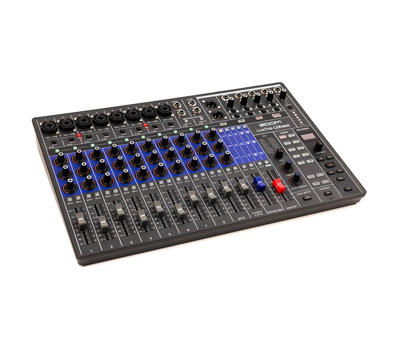 Zoom L12next LiveTrak Digital Mixer Recorder - 12 Channels - 2 Years Warranty - Image 2