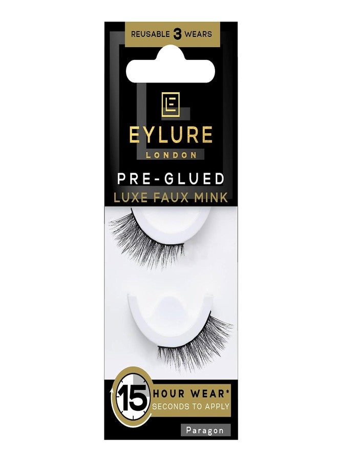 Eylure Pre-Glued False Lashes, Luxe Faux Mink Paragon - Image 1