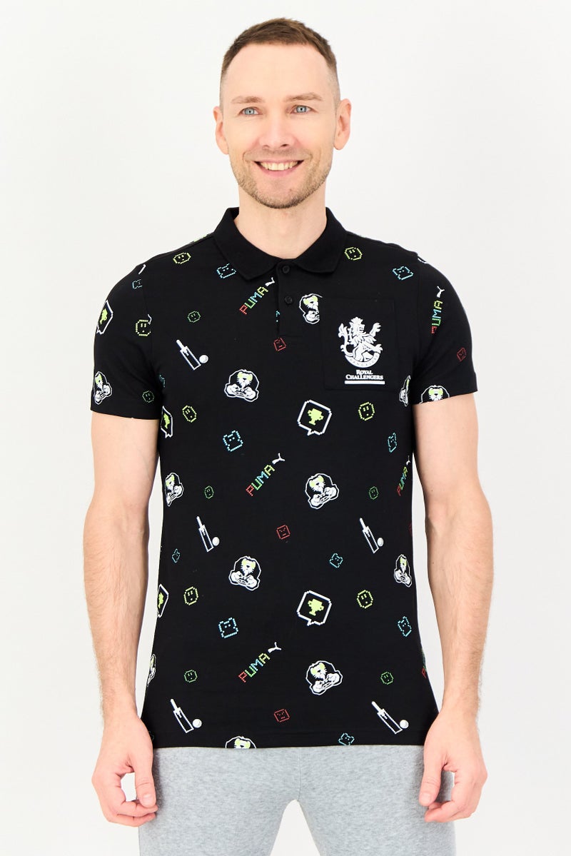 PUMA Men Sportswear Fit Short Sleeve Outdoor Polo Shirt, Multicolor - Image 1