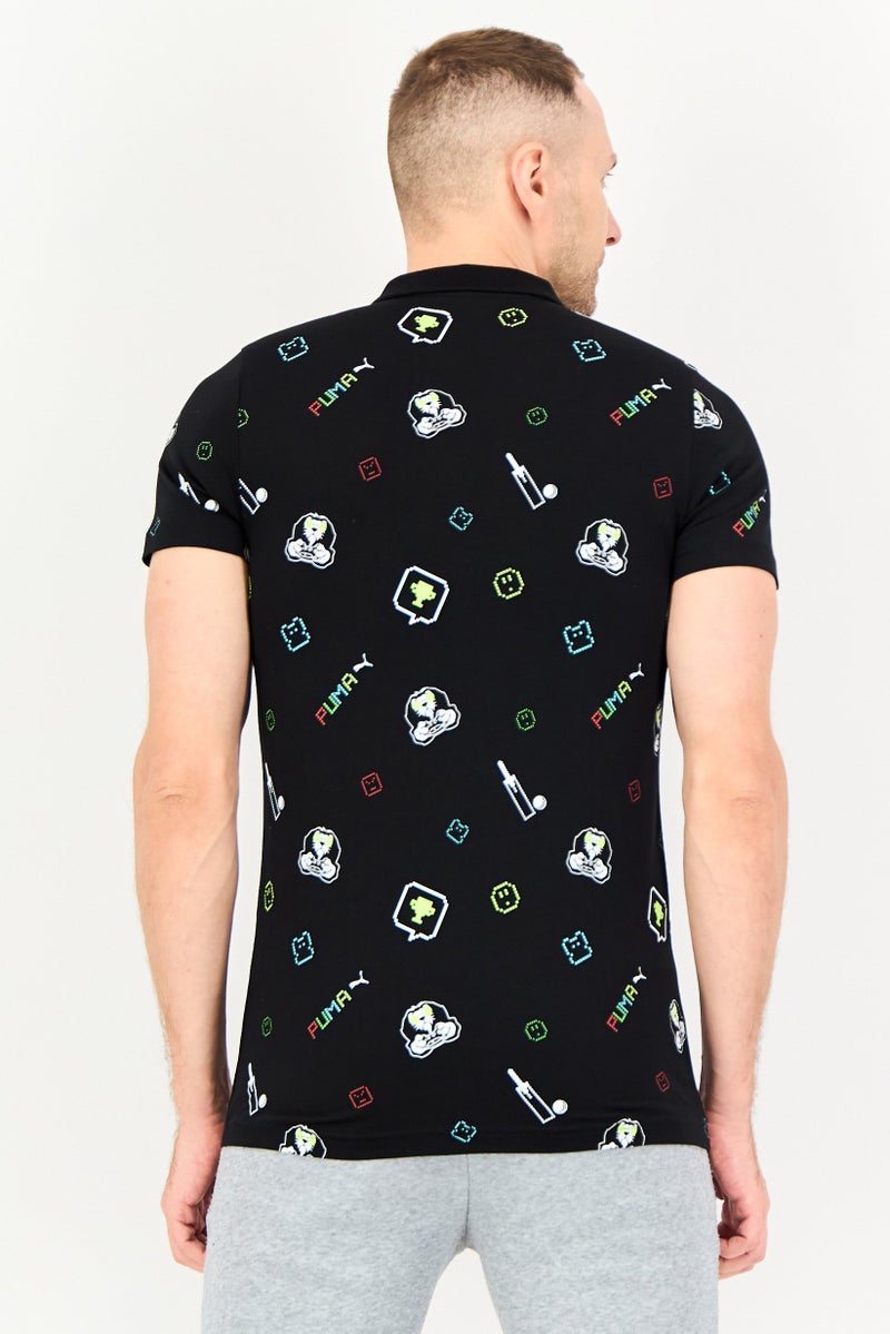 PUMA Men Sportswear Fit Short Sleeve Outdoor Polo Shirt, Multicolor - Image 2