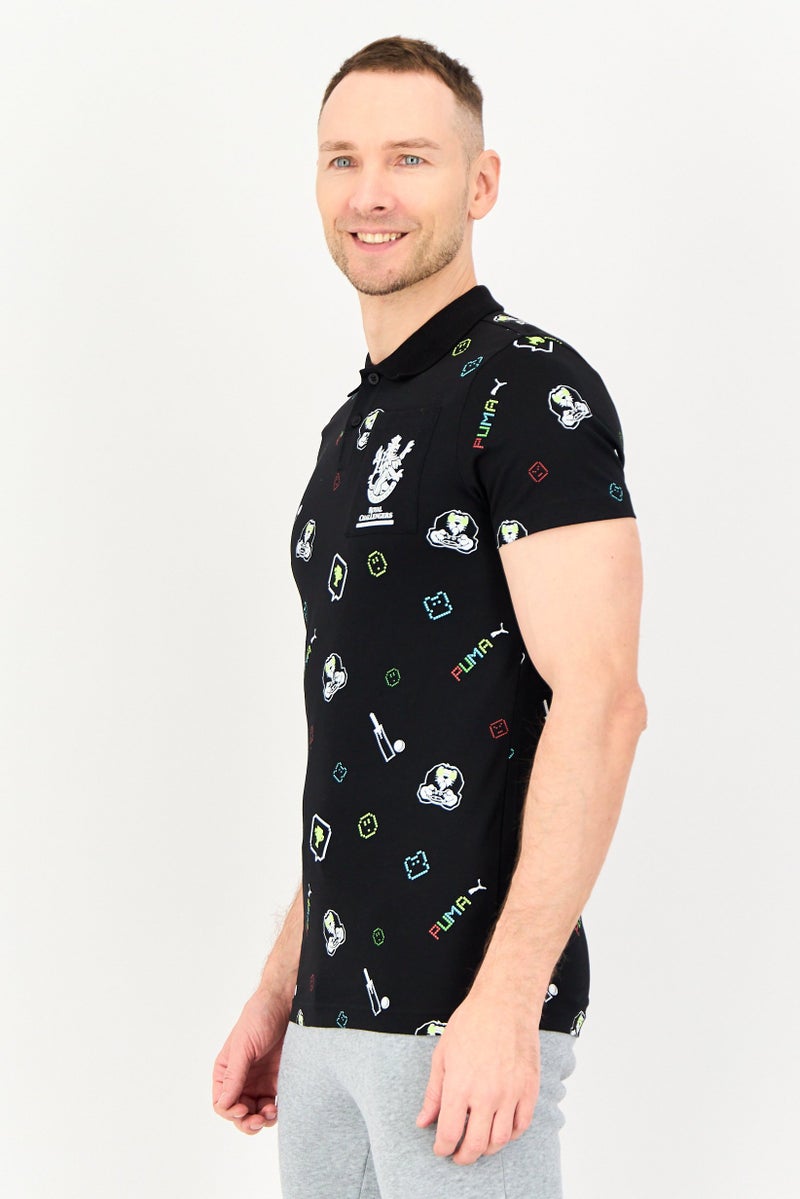 PUMA Men Sportswear Fit Short Sleeve Outdoor Polo Shirt, Multicolor - Image 4