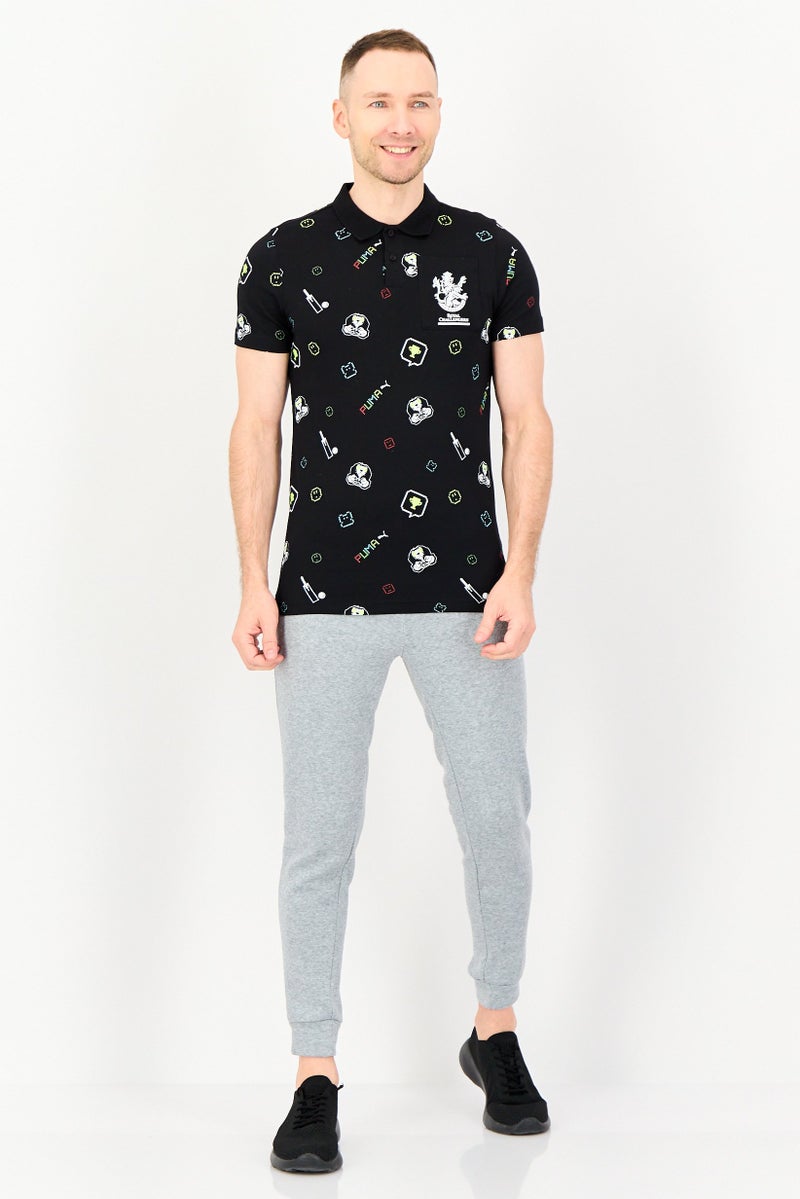 PUMA Men Sportswear Fit Short Sleeve Outdoor Polo Shirt, Multicolor - Image 3